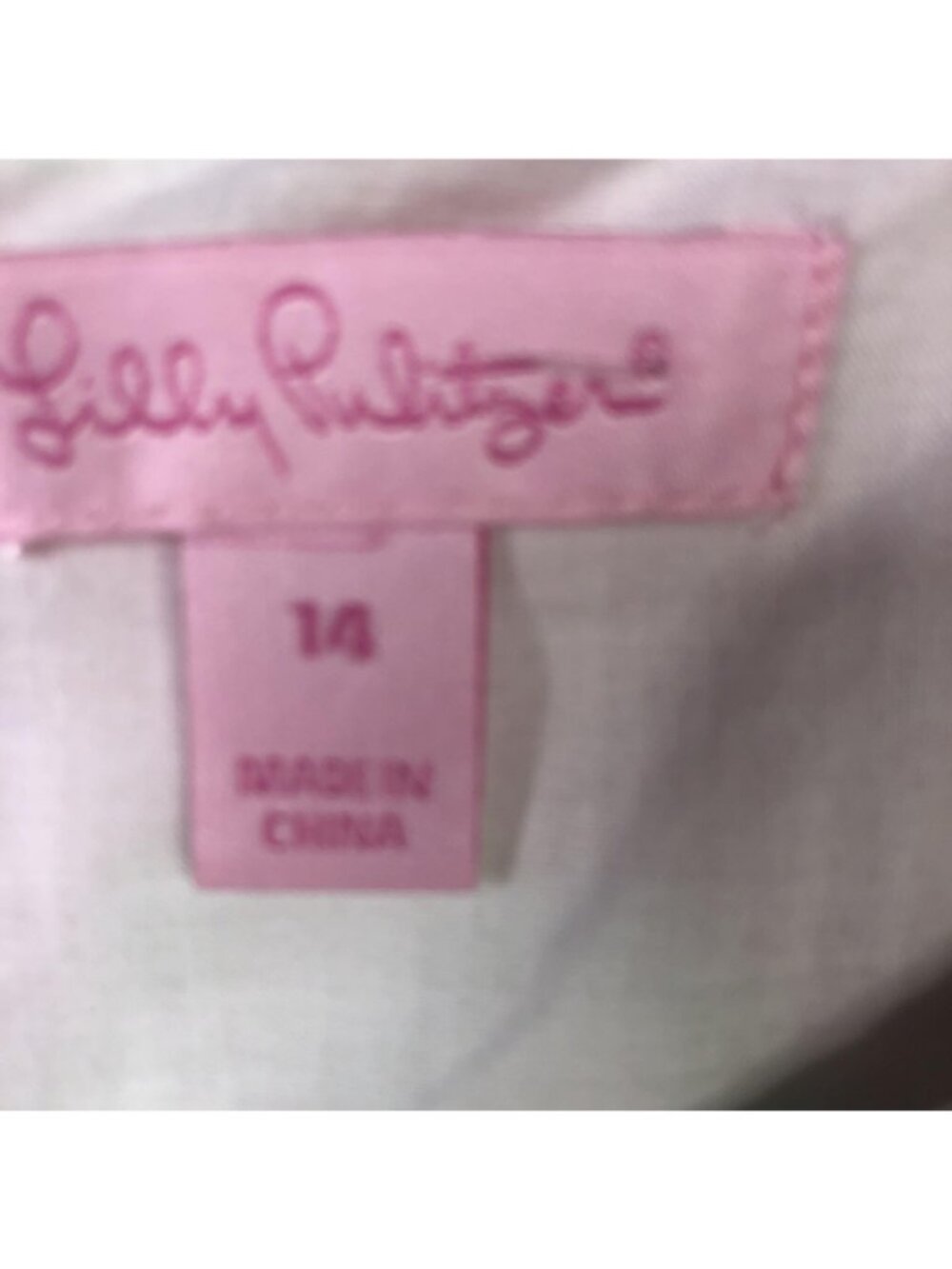 Lilly Pulitzer Dress Womens 14 Pink Butterfly Floral Shift Scallop Hem Nina NEW - Picture 5 of 16